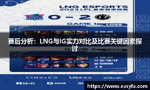 赛后分析：LNG与IG实力对比及比赛关键因素探讨