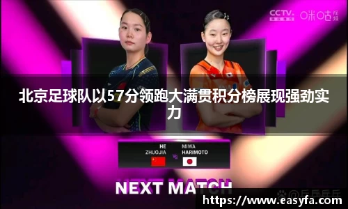 北京足球队以57分领跑大满贯积分榜展现强劲实力