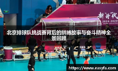 北京排球队挑战赛背后的拼搏故事与奋斗精神全景回顾