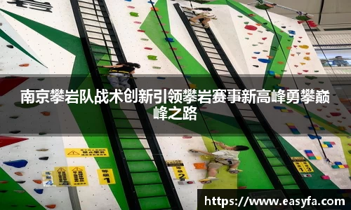 南京攀岩队战术创新引领攀岩赛事新高峰勇攀巅峰之路